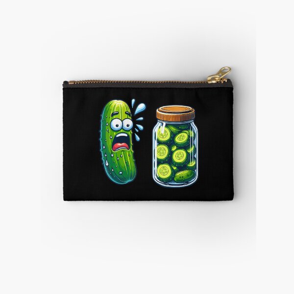 Item preview, Funny Pickle Surprise A Cucumber And A Jar Of Sliced Pickles designed and sold by MyraLorri.