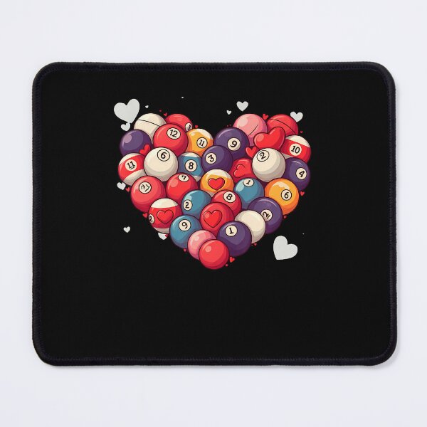 Item preview, Funny Billiards Heart Valentine Billiard designed and sold by RubySandy.