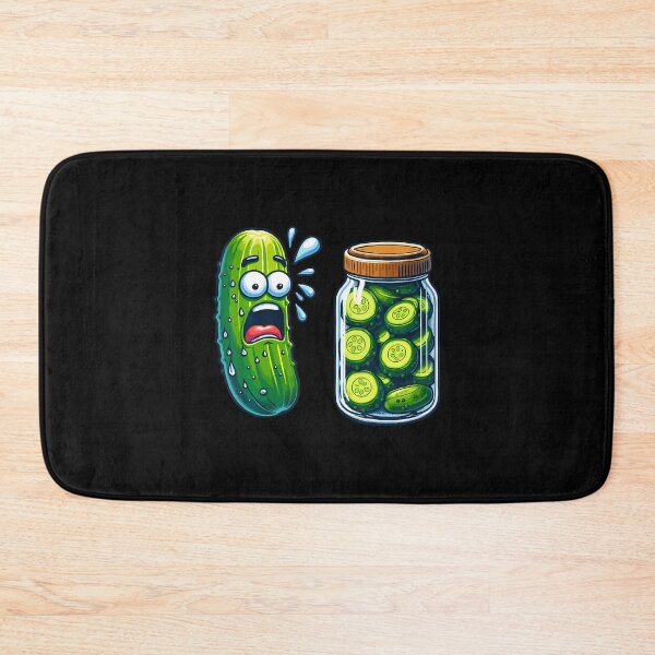 Item preview, Funny Pickle Surprise A Cucumber And A Jar Of Sliced Pickles designed and sold by MyraLorri.
