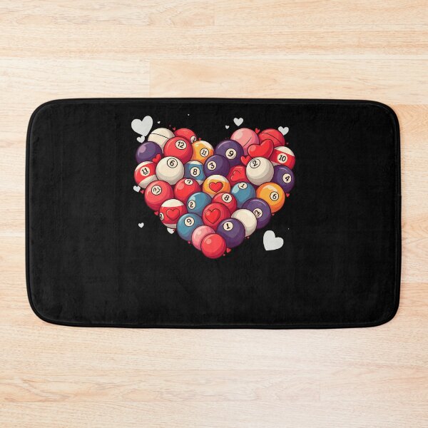 Item preview, Funny Billiards Heart Valentine Billiard designed and sold by RubySandy.