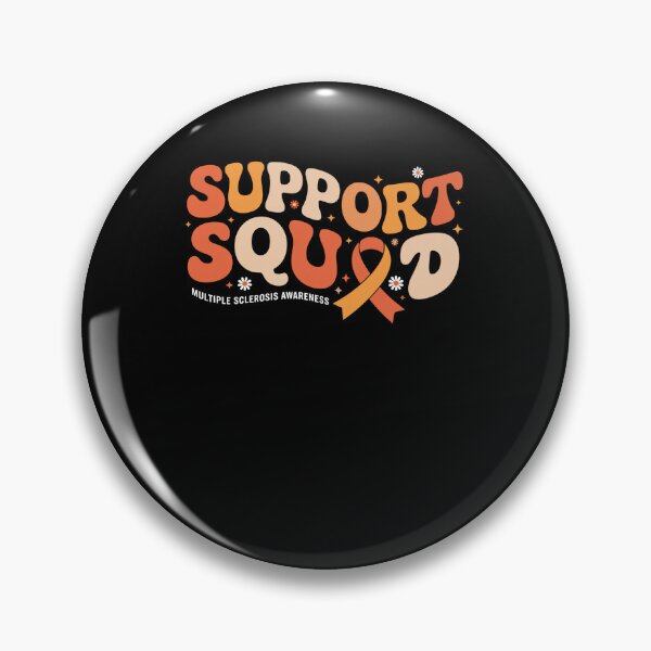 Item preview, Support Squad Orange Ribbon Multiple Sclerosis Awareness designed and sold by StephenDDArt.