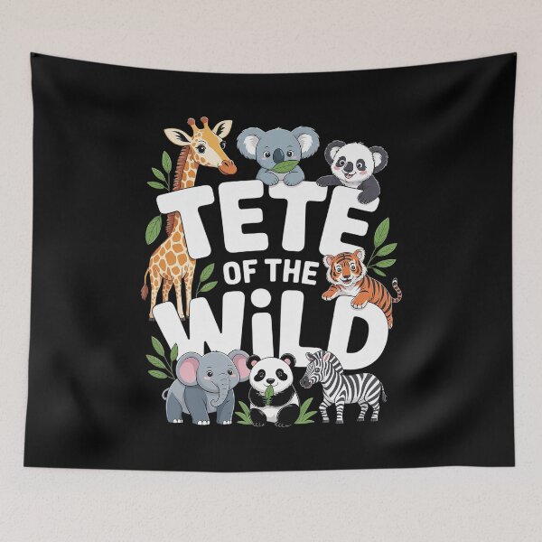 Item preview, Tete of the Wild One Zoo Birthday Party Safari Jungle Animal  designed and sold by FortuneFull.