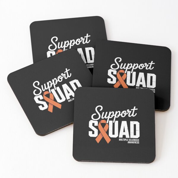 Item preview, Support Squad Multiple Sclerosis Awareness MS Orange Ribbon Long designed and sold by LKappa3Faber.