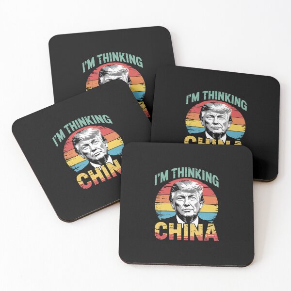 Item preview, Funny I'm Thinking China President Trump Political Humor  designed and sold by GamtosMintys.