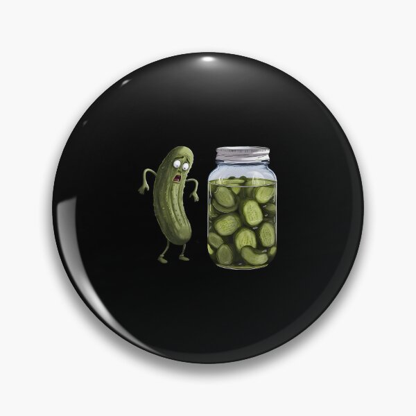 Item preview, Funny Pickle Surprise A Cucumber And A Jar Of Sliced Pickles designed and sold by MyraLorri.