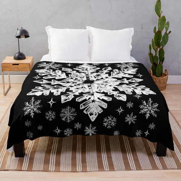 Item preview, Detailed White Snowflake Winter Season Minimalist Elegant Design designed and sold by RenettaFunky.