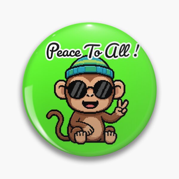 Item preview, Chimp Up Pixel Artwork designed and sold by givememytees.
