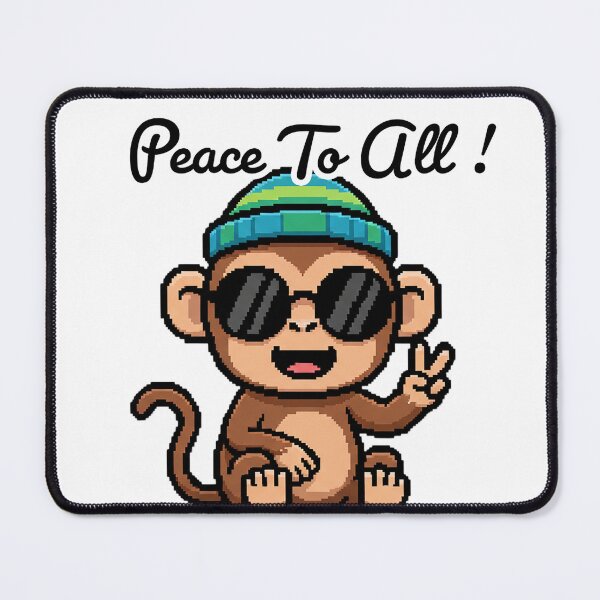 Item preview, Chimp Up Pixel Artwork designed and sold by givememytees.