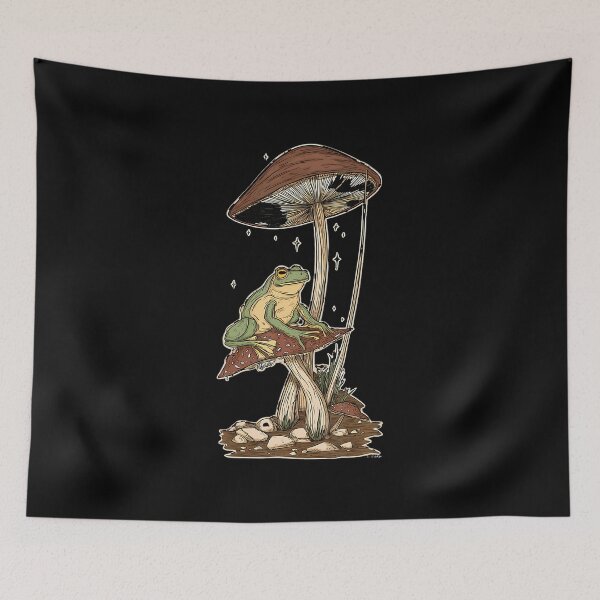 Item preview, Magical Frogcore Fungi Toad And Cottage Frog Dreams designed and sold by CaraRuth.