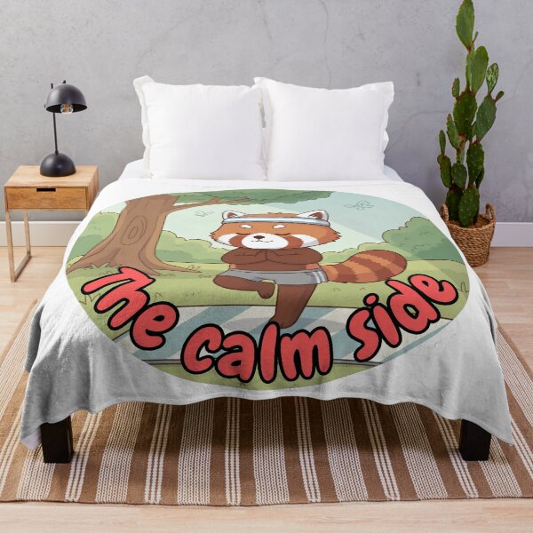 Item preview, The Calm Side | Yoga Red Panda Artwork designed and sold by Pets & Memes & Stuff.