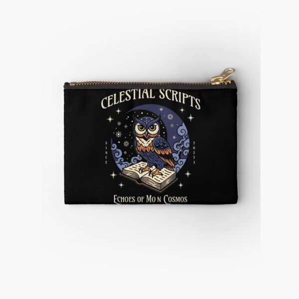 Item preview, Celestial Scripts – Cosmic Owl of Wisdom designed and sold by Dogandesighn.