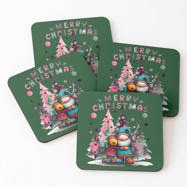 Item preview, Santa Hugging Reindeer – Cute Christmas Scene designed and sold by Szpaku desart .