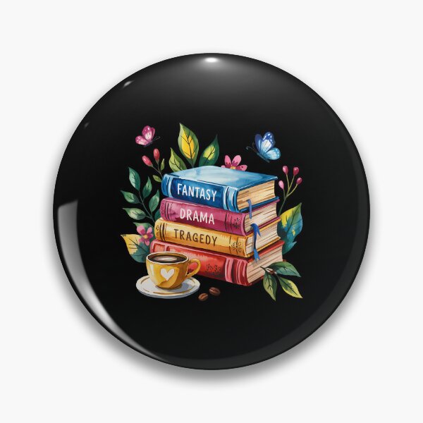 Item preview, Fantasy Drama Tragedy Books Subtle Reader Librarian Flower designed and sold by KelseyYasuko.