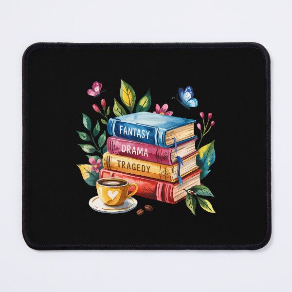 Item preview, Fantasy Drama Tragedy Books Subtle Reader Librarian Flower designed and sold by KelseyYasuko.