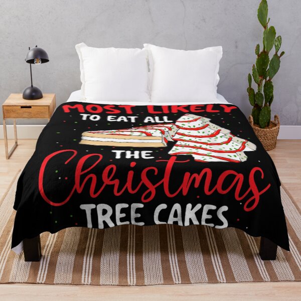 Item preview, Most Likely To Eat All The Christmas Tree Cakes Funny Foodie designed and sold by RenettaFunky.