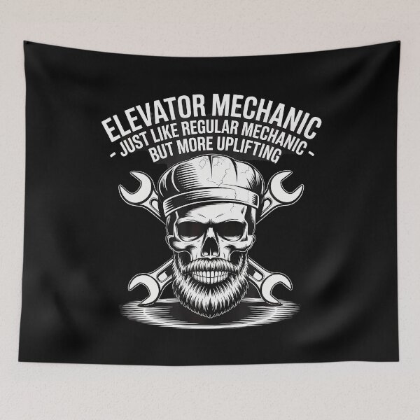 Item preview, Elevator Mechanic Just Like Regular Mechanic But Uplifting designed and sold by DanaKathe.