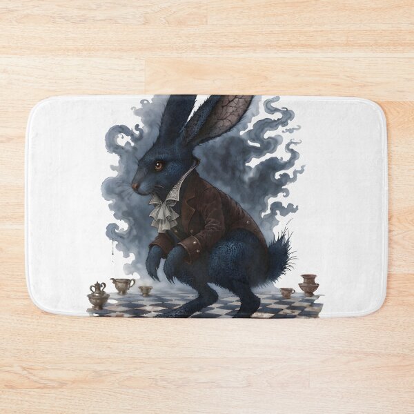 Item preview, Mischievous Rabbit Indigo Shadow Clockpath designed and sold by RubisLeaf.