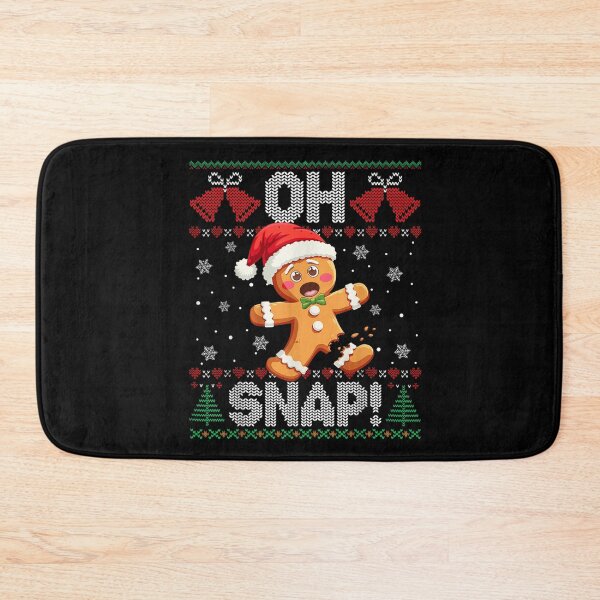 Item preview, Oh Snap Funny Broken Gingerbread Man Ugly Christmas Sweater Art designed and sold by RenettaFunky.