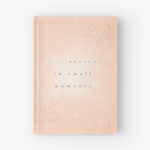 Item preview, Ease Arrives in Small Moments – Soft Gentle Comfort Quote Art designed and sold by BlessedStudio31.