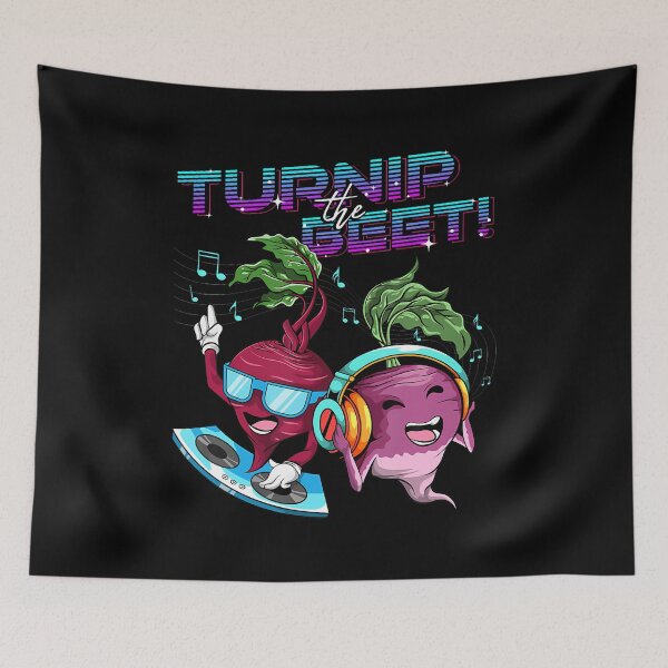 Item preview, Turnip The Beet Vegan Funny Vegetable Music Pun designed and sold by DianaEsther1.