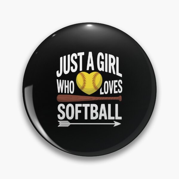 Item preview, Just A Girl Who Loves Softball designed and sold by SiegridOffical.