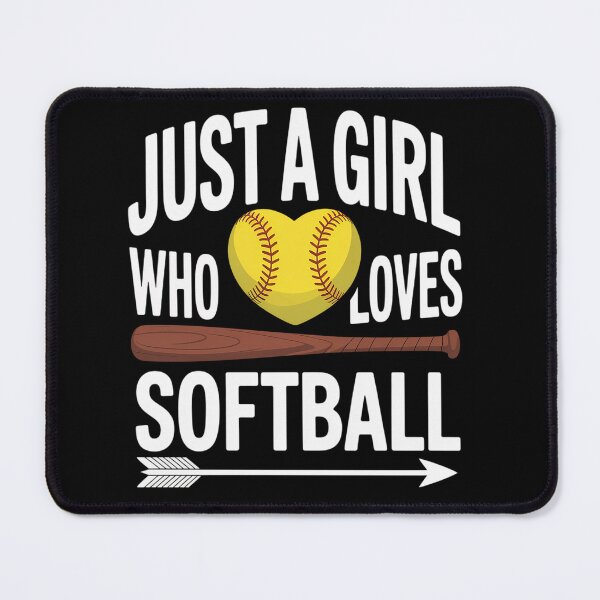 Item preview, Just A Girl Who Loves Softball designed and sold by SiegridOffical.