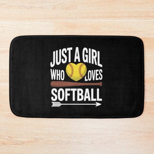 Item preview, Just A Girl Who Loves Softball designed and sold by SiegridOffical.