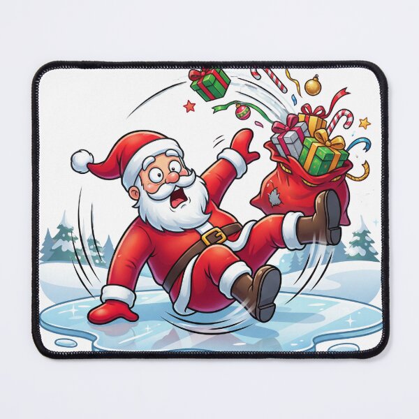 Item preview, Slipping Santa on snow designed and sold by Stickora29.