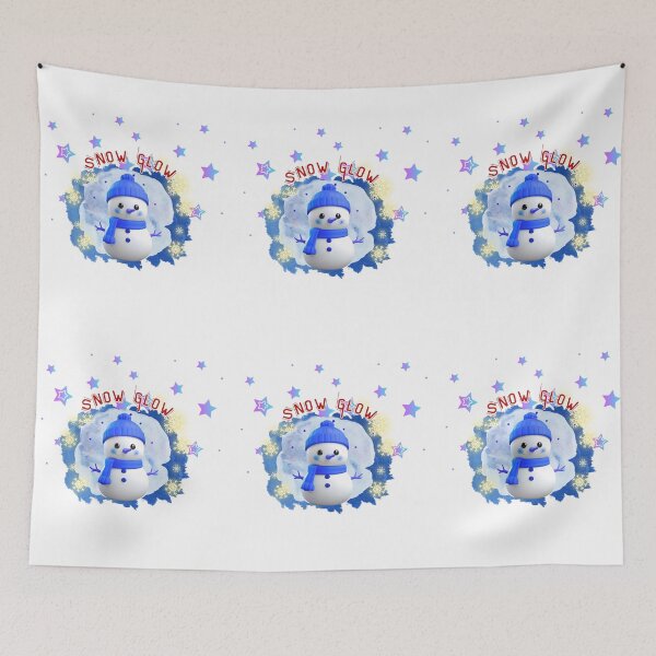 Item preview, Snow Glow Winter Snowman designed and sold by Stylecart.
