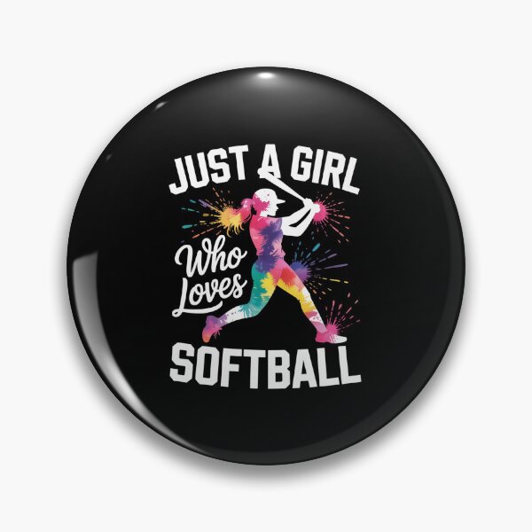 Item preview, Just A Girl Who Loves Softball designed and sold by SiegridOffical.