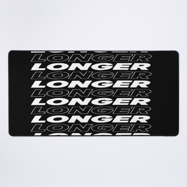 Item preview, Graphic Word Art Print – Vertical 'LONGER' Typography in Monochrome for Trendy Home or Office Style designed and sold by Bright Nest Studio.