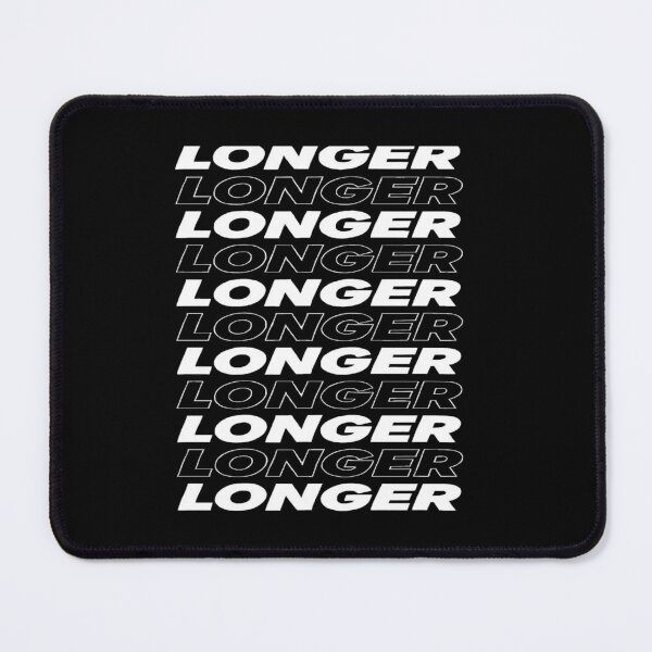 Item preview, Graphic Word Art Print – Vertical 'LONGER' Typography in Monochrome for Trendy Home or Office Style designed and sold by Bright Nest Studio.