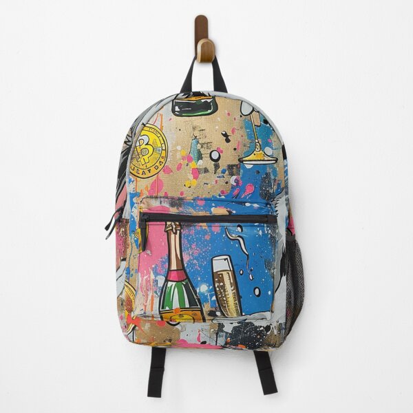 Item preview, Bitcoin Party Rabbit Graffiti Art designed and sold by surrealbysaly.