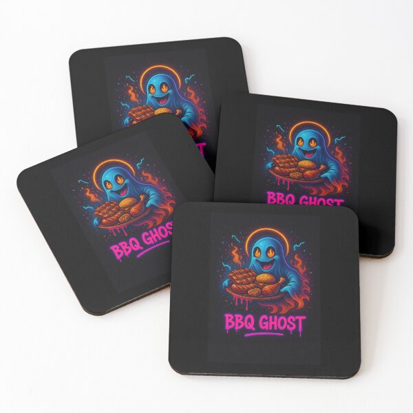 Item preview, BBQ Ghost – Neon Grillmaster Spirit Graffiti Art designed and sold by GraffKingz.