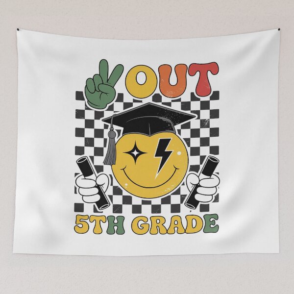 Item preview, Peace Out 5Th Grade Graduation Last Day School designed and sold by HeinzanoWeno.