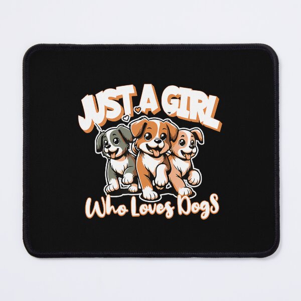 Item preview, Just A Girl Who Loves Dogs Funny Cute Puppy Dog Lover designed and sold by MariaEdna1.