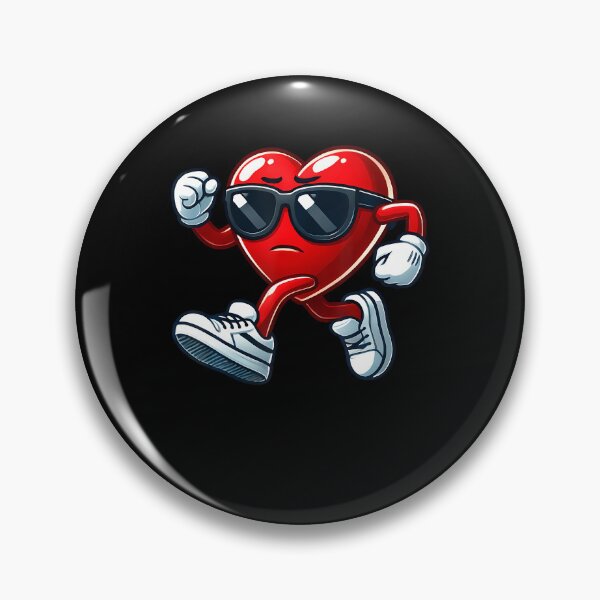 Item preview, Funny Valentine's Day Red Heart Running Toddler Boys Girls designed and sold by GraceShelley.