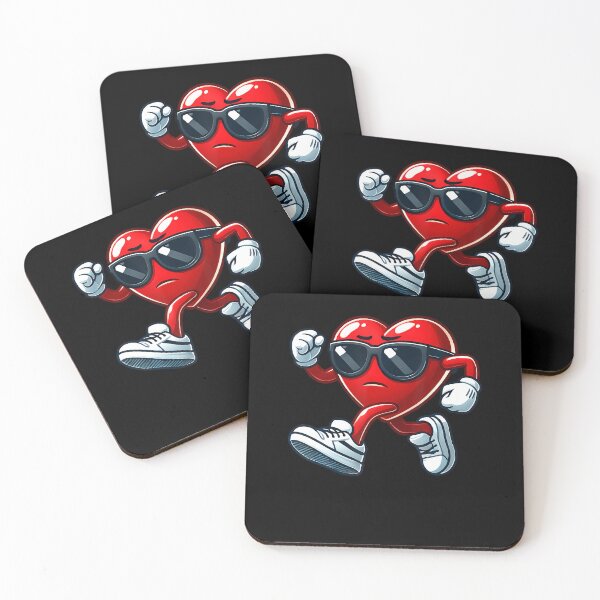 Item preview, Funny Valentine's Day Red Heart Running Toddler Boys Girls designed and sold by GraceShelley.