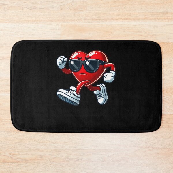 Item preview, Funny Valentine's Day Red Heart Running Toddler Boys Girls designed and sold by GraceShelley.
