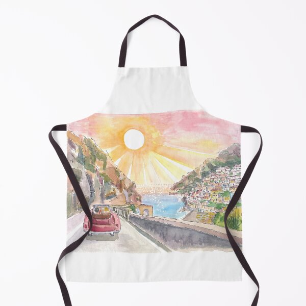 Item preview, Driving Amalfi Coast with View of Positano - Road Trip of Love on Amalfitana designed and sold by artshop77.