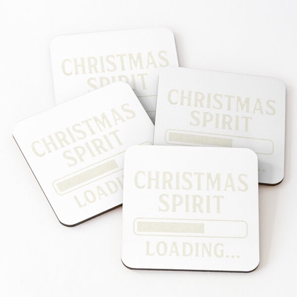 Item preview, Christmas Spirit Loading – Funny Vintage Typography designed and sold by Papier Atelier Art.