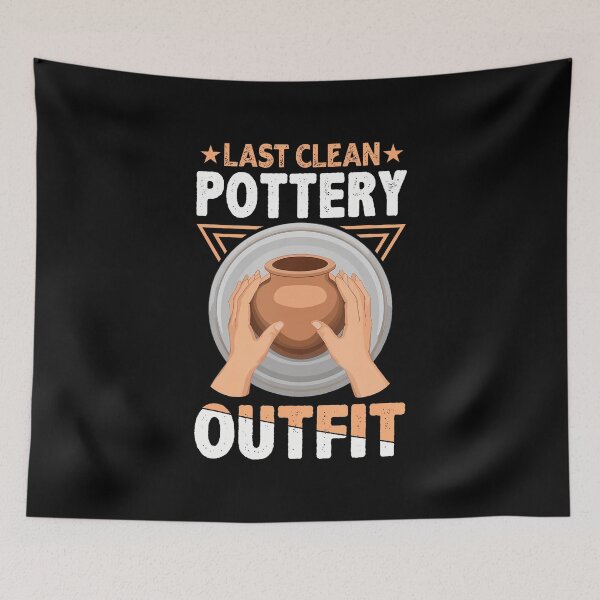 Item preview, Last Clean Pottery Pottery Clay Artist Pottery designed and sold by CaraRuth.