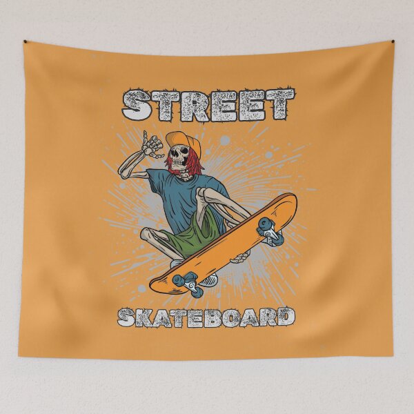 Item preview, Bold Skeleton Skateboard Art for Confident Women . designed and sold by Anime-Clothes1.