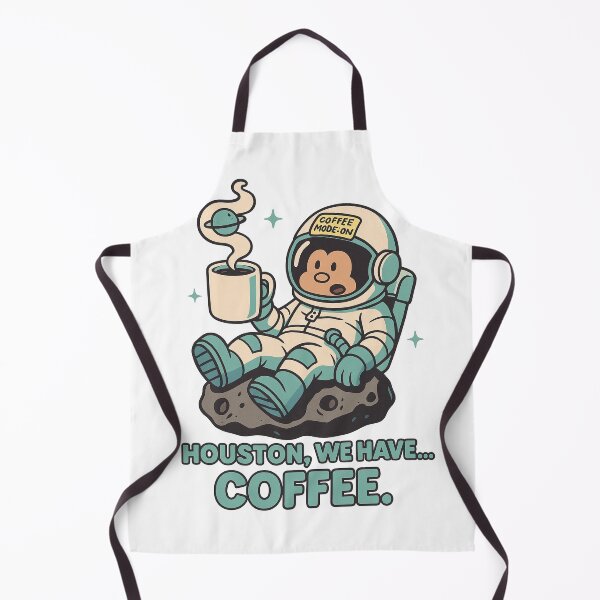 Item preview, Houston We Have Coffee – Cute Astronaut Monkey Cartoon designed and sold by the-dovlat.