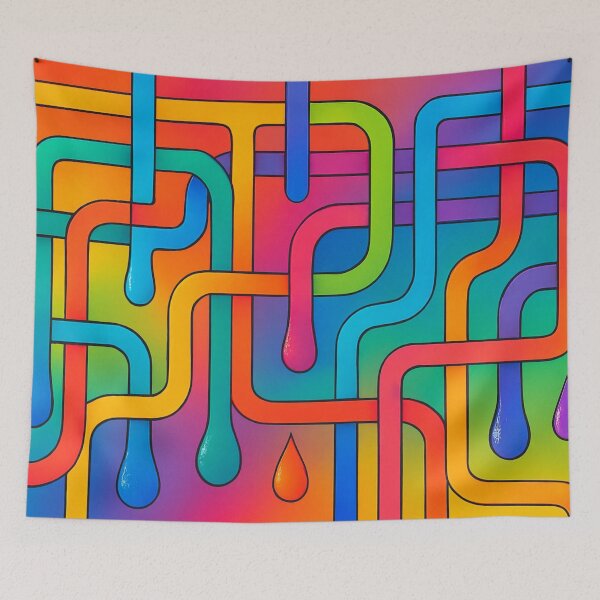 Item preview, Intertwined colors, drops, clarity designed and sold by Sigtrix.