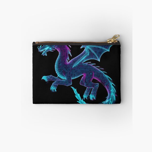 Item preview, Neon Cyber Dragon | Synthwave Digital Dragon Core | Futuristic Vaporwave Creature designed and sold by Visualynx.