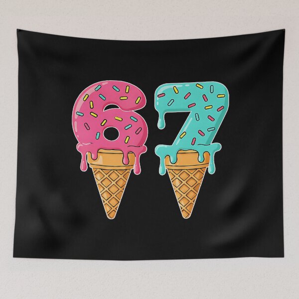 Item preview, Baseball Drip Ice Cream 67 Baseball Lifestyle 101 designed and sold by CleoRoseanna.