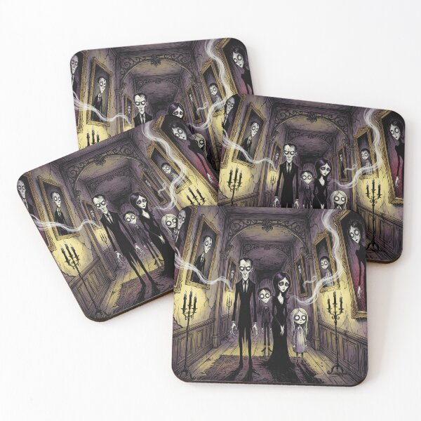 Item preview, The Ghosts of the Manor Gothic Horror art designed and sold by Vintage Designs +.