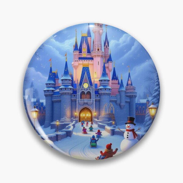 Item preview, Magical Winter Castle – Snowy Fairytale with children, sleigh ride and golden glowing lights designed and sold by FotoworldEdel.