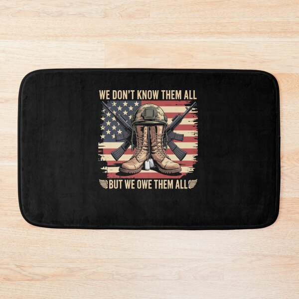 Item preview, We Dont Know Them All But We Owe Them All American Flag designed and sold by SiegridOffical.